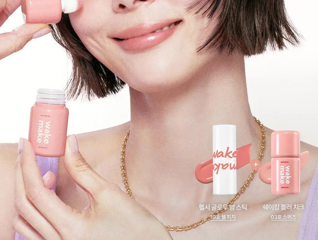 [생기 코렉팅 치크] 웨이크메이크 쉐이킹 블러 치크 5COLOR 상세페이지 2